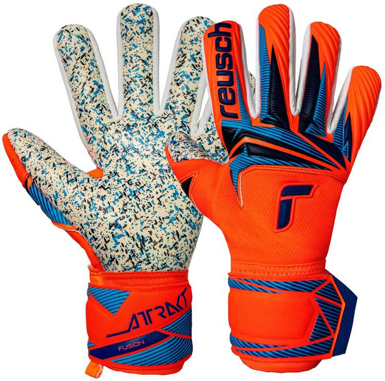 Reusch Reusch Attrakt Fusion NC Torwarthandschuhe - 2290 shocking orange/blue - 0 | SportScheck