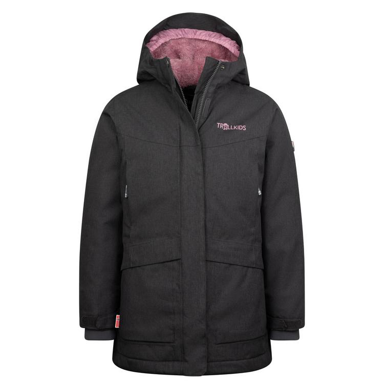 Trollkids Trollkids Oslo Kapuzenmantel M&auml;dchen - anthracite-mauve - 0 | SportScheck