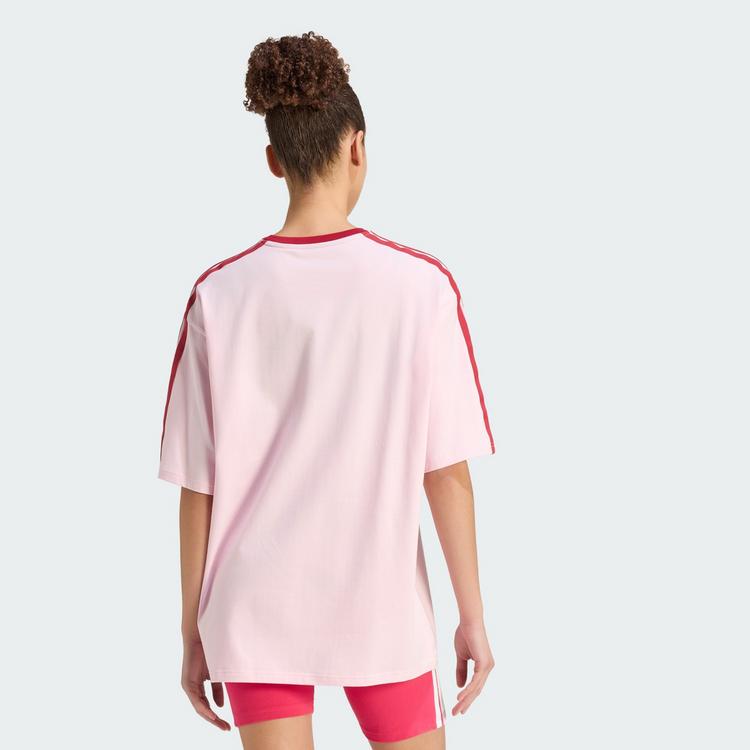 adidas adidas LUX TIRO GRAFIK T-SHIRT, LOCKER T-Shirt Damen - Clear Pink - 1 | SportScheck