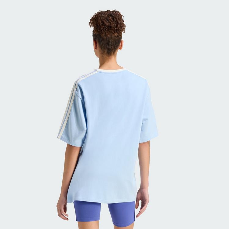 adidas adidas LUX TIRO GRAFIK T-SHIRT, LOCKER T-Shirt Damen - Glow Blue - 1 | SportScheck