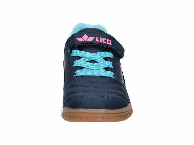 LICO LICO Hallenschuh Hallenschuhe M&auml;dchen - marine/t&uuml;rkis/rosa - 0 | SportScheck
