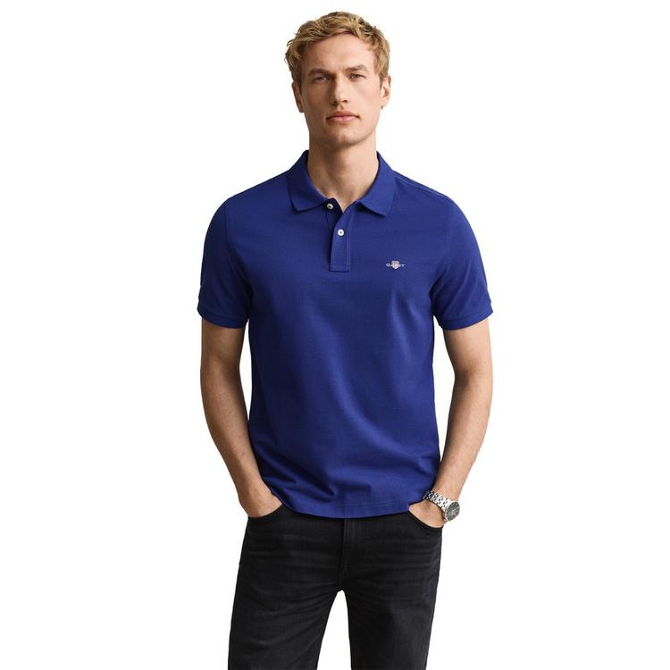GANT GANT Poloshirt Poloshirt Herren - Blau (Crisp Blue) - 2 | SportScheck