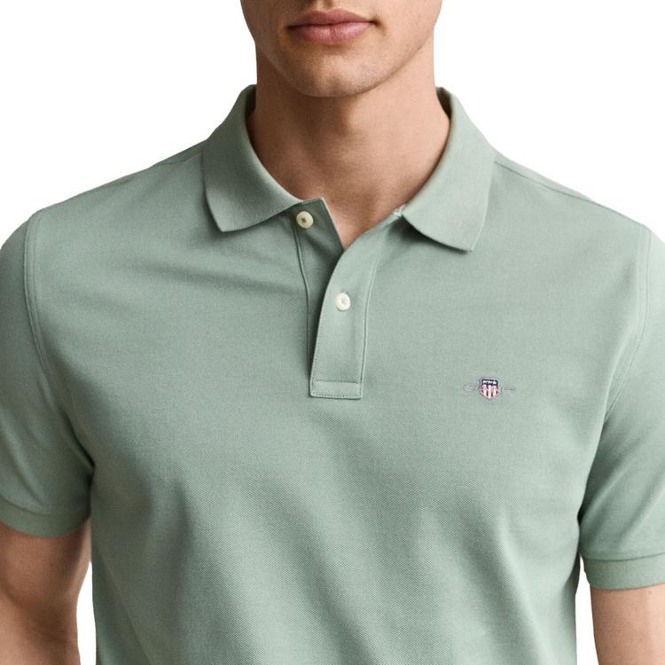 GANT GANT Poloshirt Poloshirt Herren - Gr&uuml;n (Surplus Mint) - 4 | SportScheck