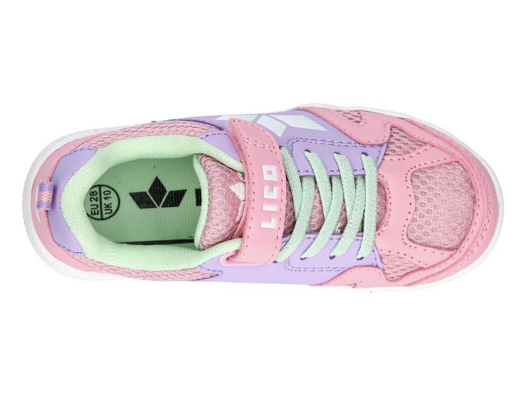 LICO LICO Sportschuh Hallenschuhe M&auml;dchen - rosa/lila/mintgr&uuml;n - 1 | SportScheck