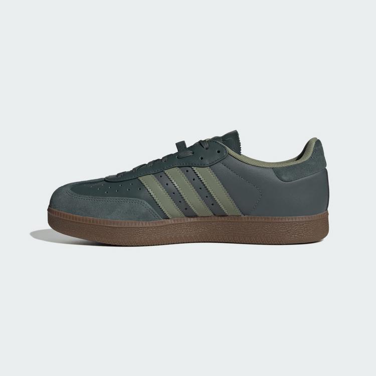 adidas adidas Velosamba Leather Fahrradschuh Fahrradschuhe - Legend Ivy / Tent Green / Thermal Gold Met. - 5 | SportScheck