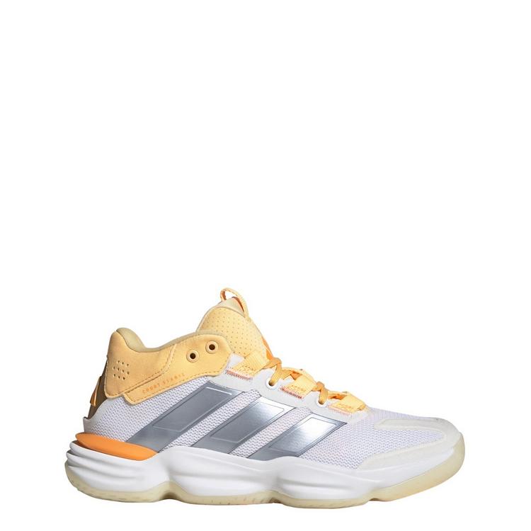 adidas adidas Court Stabil Hallenschuh Hallenschuhe Damen - Cloud White / Crystal Sky / Ice Tangerine - 0 | SportScheck