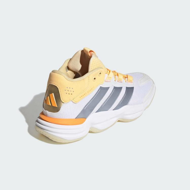 adidas adidas Court Stabil Hallenschuh Hallenschuhe Damen - Cloud White / Crystal Sky / Ice Tangerine - 4 | SportScheck