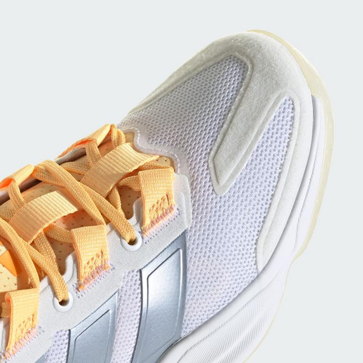 adidas adidas Court Stabil Hallenschuh Hallenschuhe Damen - Cloud White / Crystal Sky / Ice Tangerine - 7 | SportScheck
