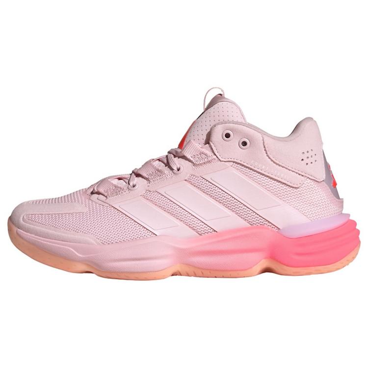 adidas adidas Court Stabil Hallenschuh Hallenschuhe Damen - Distilled Pink / Distilled Pink / Solar Turbo - 0 | SportScheck