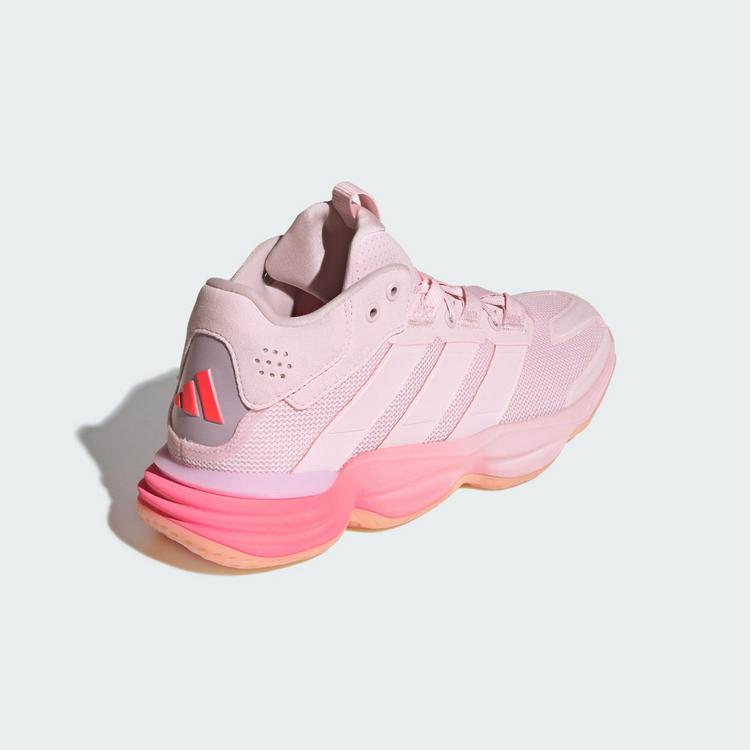 adidas adidas Court Stabil Hallenschuh Hallenschuhe Damen - Distilled Pink / Distilled Pink / Solar Turbo - 4 | SportScheck