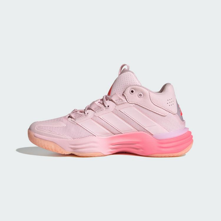 adidas adidas Court Stabil Hallenschuh Hallenschuhe Damen - Distilled Pink / Distilled Pink / Solar Turbo - 5 | SportScheck