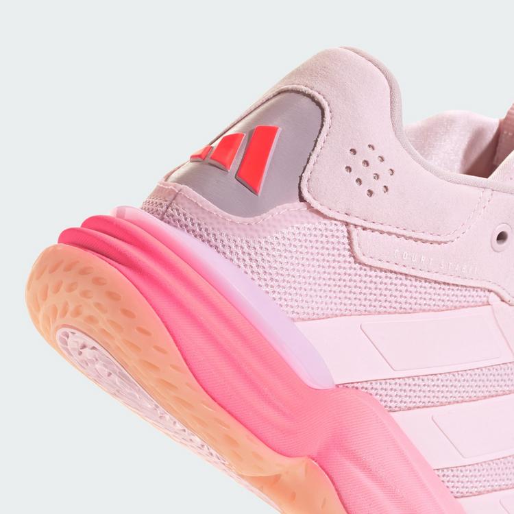 adidas adidas Court Stabil Hallenschuh Hallenschuhe Damen - Distilled Pink / Distilled Pink / Solar Turbo - 7 | SportScheck