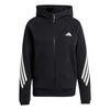 adidas STADIUM 3-STREIFEN KAPUZENJACKE, Trainingsjacke Damen - Black