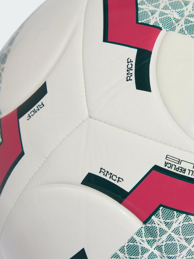 adidas adidas Real Madrid Club Heimball Fu&szlig;ball - White / Aurora Ivy - 1 | SportScheck