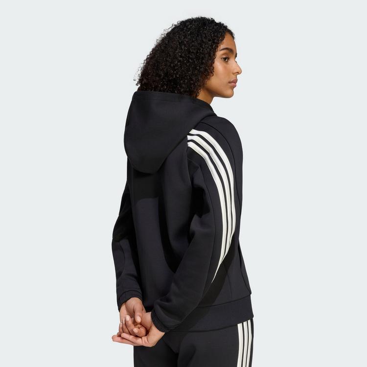 adidas adidas STADIUM 3-STREIFEN KAPUZENJACKE, Trainingsjacke Damen - Black - 1 | SportScheck