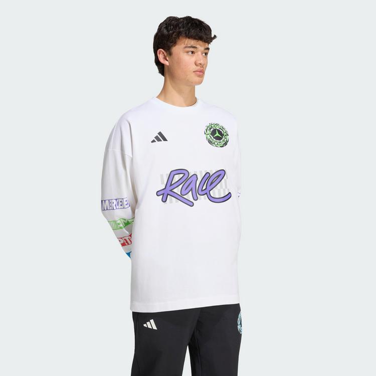 adidas adidas MERCEDES &ndash; AMG PETRONAS FORMULA 1 TEAM Langarmshirt - White - 0 | SportScheck