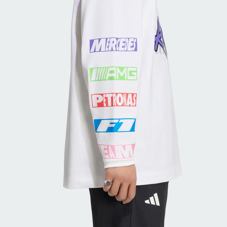 adidas adidas MERCEDES &ndash; AMG PETRONAS FORMULA 1 TEAM Langarmshirt - White - 1 | SportScheck