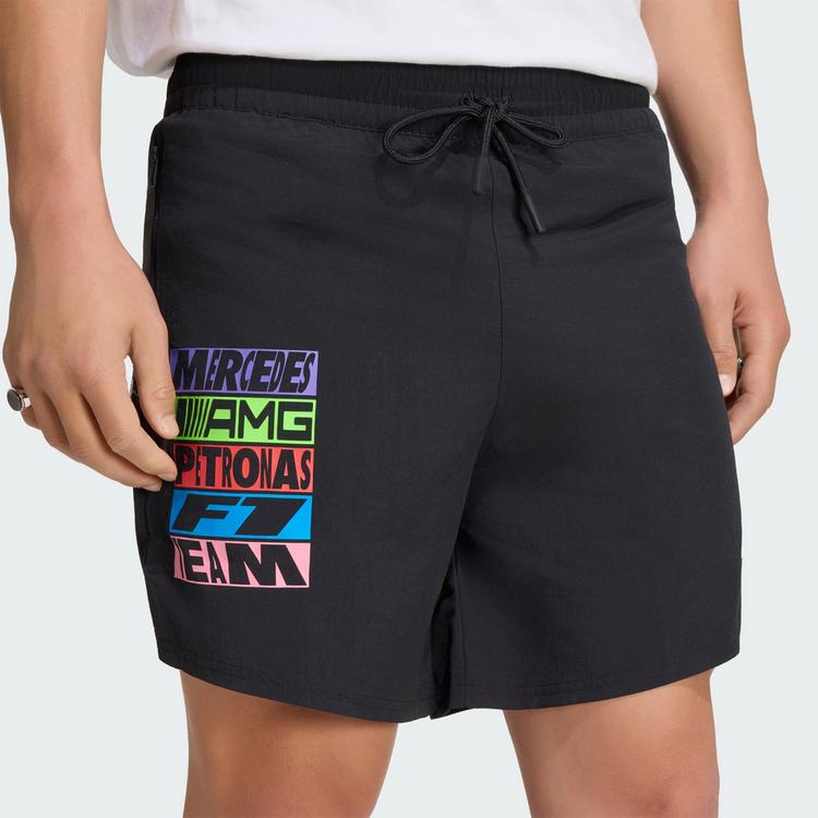 adidas adidas MERCEDES &ndash; AMG PETRONAS FORMULA 1 TEAM Shorts - Black - 0 | SportScheck