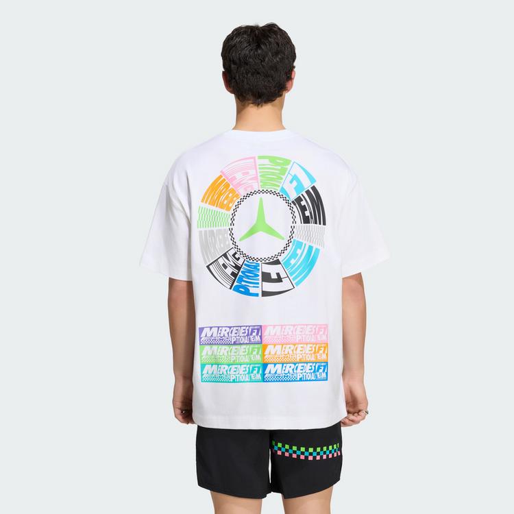 adidas adidas MERCEDES &ndash; AMG PETRONAS FORMULA 1 TEAM T-Shirt - White - 1 | SportScheck