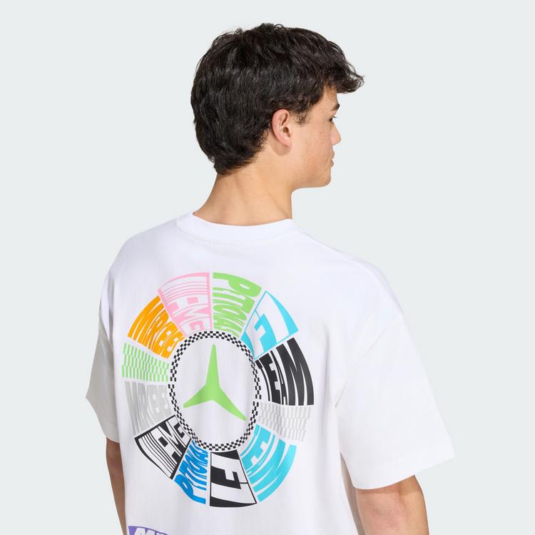 adidas adidas MERCEDES &ndash; AMG PETRONAS FORMULA 1 TEAM T-Shirt - White - 1 | SportScheck