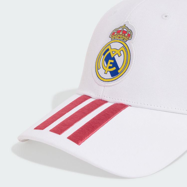 adidas adidas REAL MADRID BASEBALL KAPPE Cap - White / Wild Pink - 0 | SportScheck