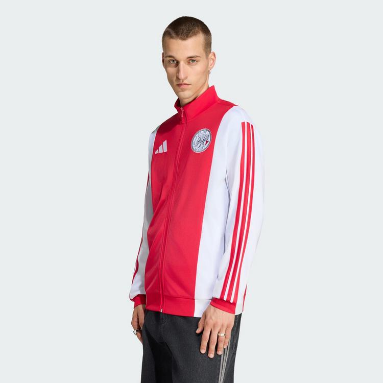 adidas adidas Ajax DNA Trainingsjacke Trainingsjacke Herren - White / Bold Red - 0 | SportScheck