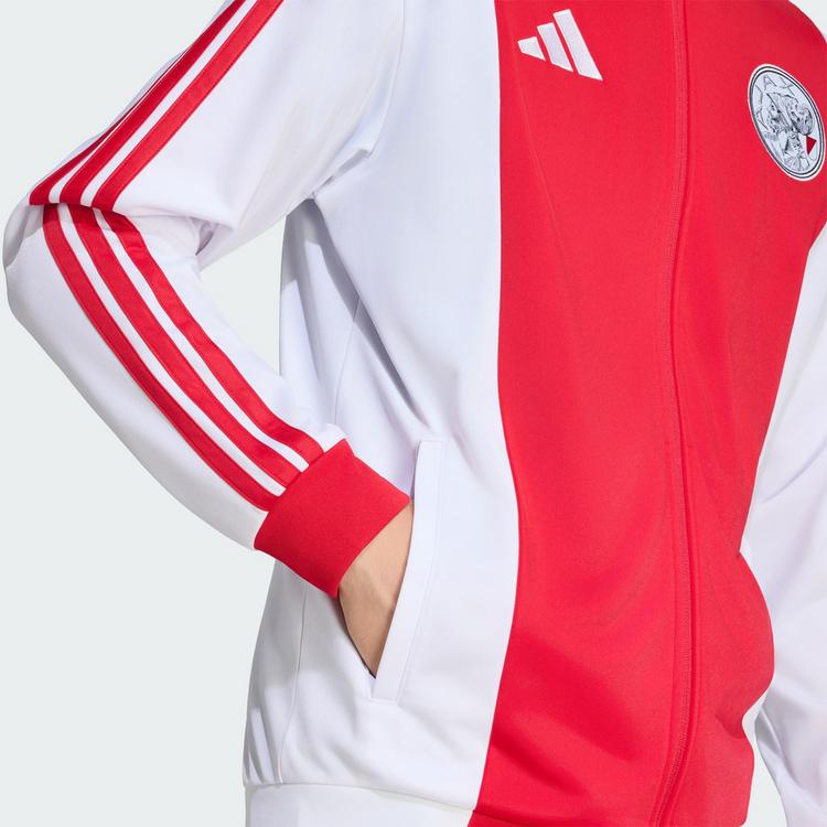 adidas adidas Ajax DNA Trainingsjacke Trainingsjacke Herren - White / Bold Red - 1 | SportScheck