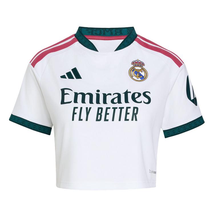 adidas adidas Real Madrid 26/27 Cropped Heimtrikot Teamtrikot Damen - White - 0 | SportScheck