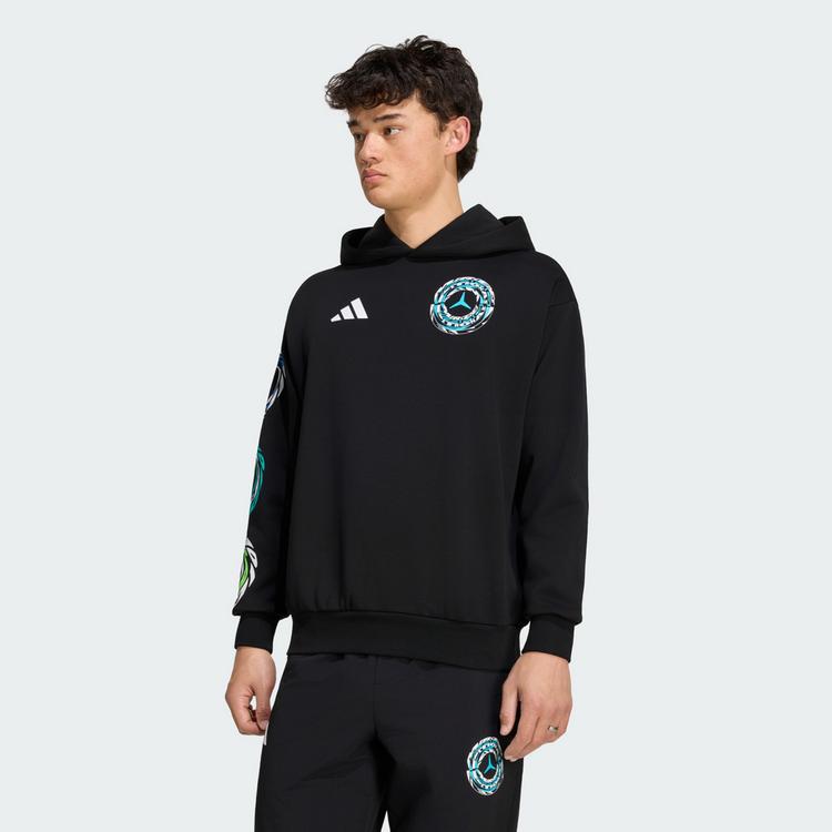adidas adidas MERCEDES AMG PETRONAS FORMULA 1 TEAM Hoodie - Black - 0 | SportScheck