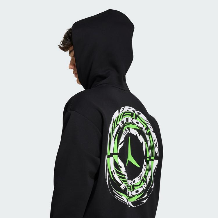 adidas adidas MERCEDES AMG PETRONAS FORMULA 1 TEAM Hoodie - Black - 1 | SportScheck