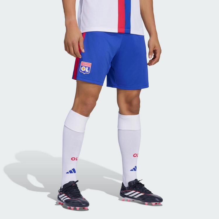 adidas adidas OLYMPIQUE LYONNAIS 26/27 HEIMSHORTS Fu&szlig;ballshorts Herren - Semi Lucid Blue - 0 | SportScheck