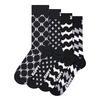 Happy Socks Socken Socken - Schwarz/Wei&szlig;
