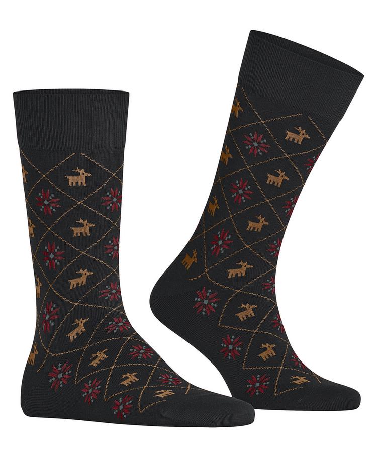 Burlington Burlington Reindeer Socken Herren - black (3000) - 0 | SportScheck