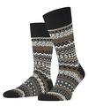 Burlington Fair Isle Socken Herren - black (3000)