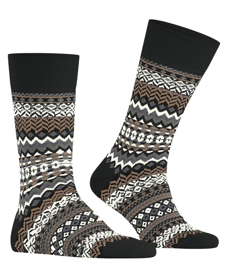 Burlington Burlington Fair Isle Socken Herren - black (3000) - 0 | SportScheck