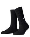 Burlington Cable Socken Damen - black (3000)