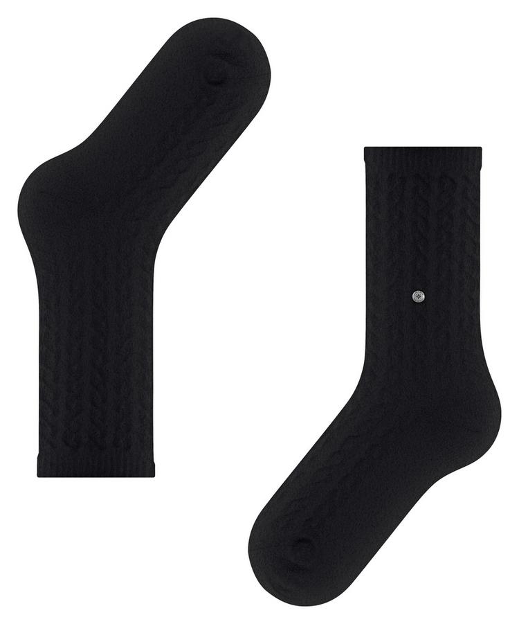 Burlington Burlington Cable Socken Damen - black (3000) - 2 | SportScheck