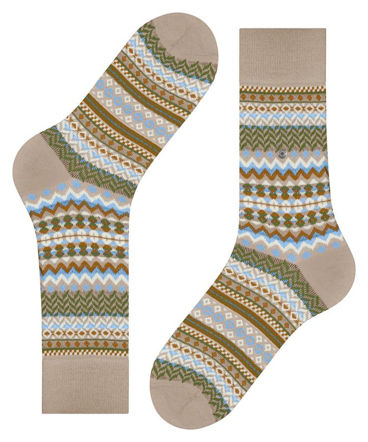 Burlington Burlington Fair Isle Socken Herren - cafe latte (4360) - 2 | SportScheck
