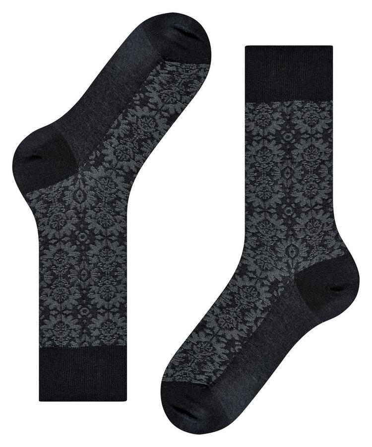 Burlington Burlington Ornamental Socken Herren - black (3000) - 2 | SportScheck