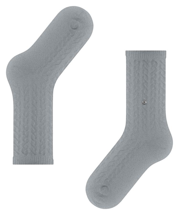 Burlington Burlington Cable Socken Damen - silver (3290) - 2 | SportScheck