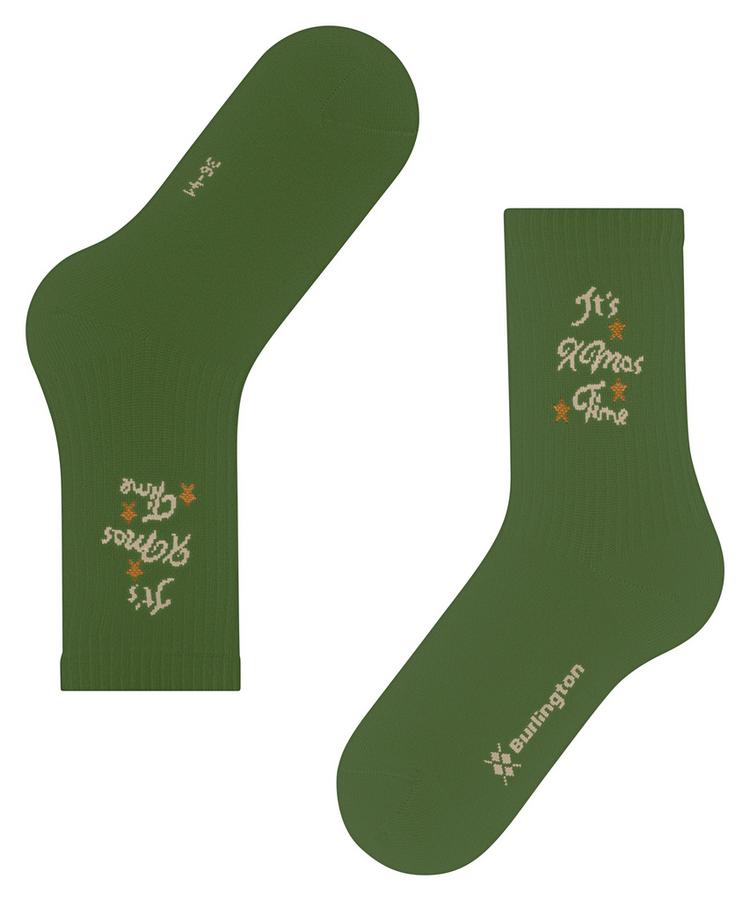Burlington Burlington X-Mas Rib SO Socken Damen - fir green (7656) - 2 | SportScheck