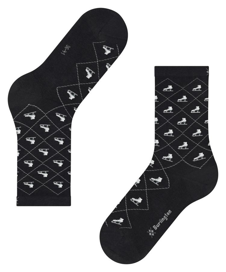 Burlington Burlington Ice Skate SO Socken Damen - black (3000) - 2 | SportScheck