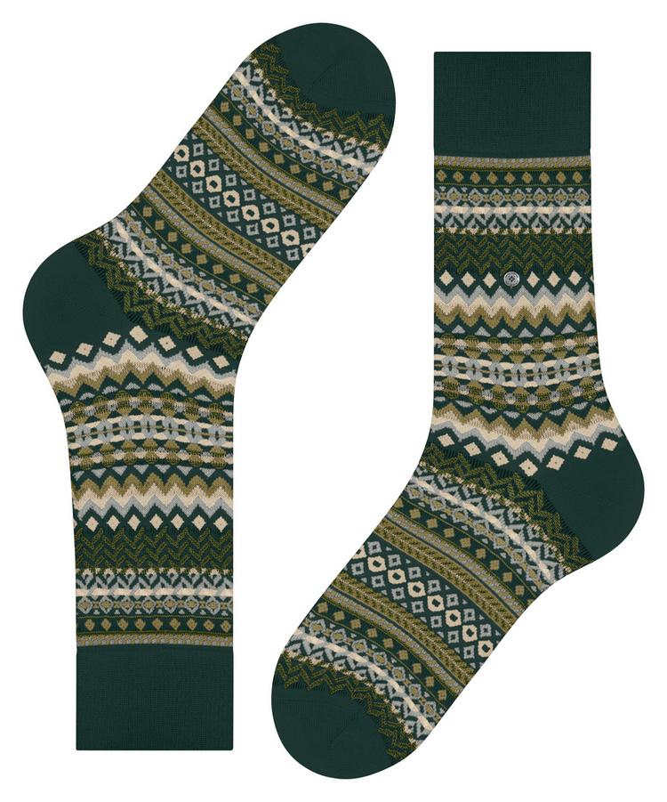 Burlington Burlington Fair Isle Socken Herren - forest (7450) - 2 | SportScheck
