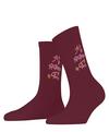 Burlington X-Mas Rib SO Socken Damen - wine (8010)