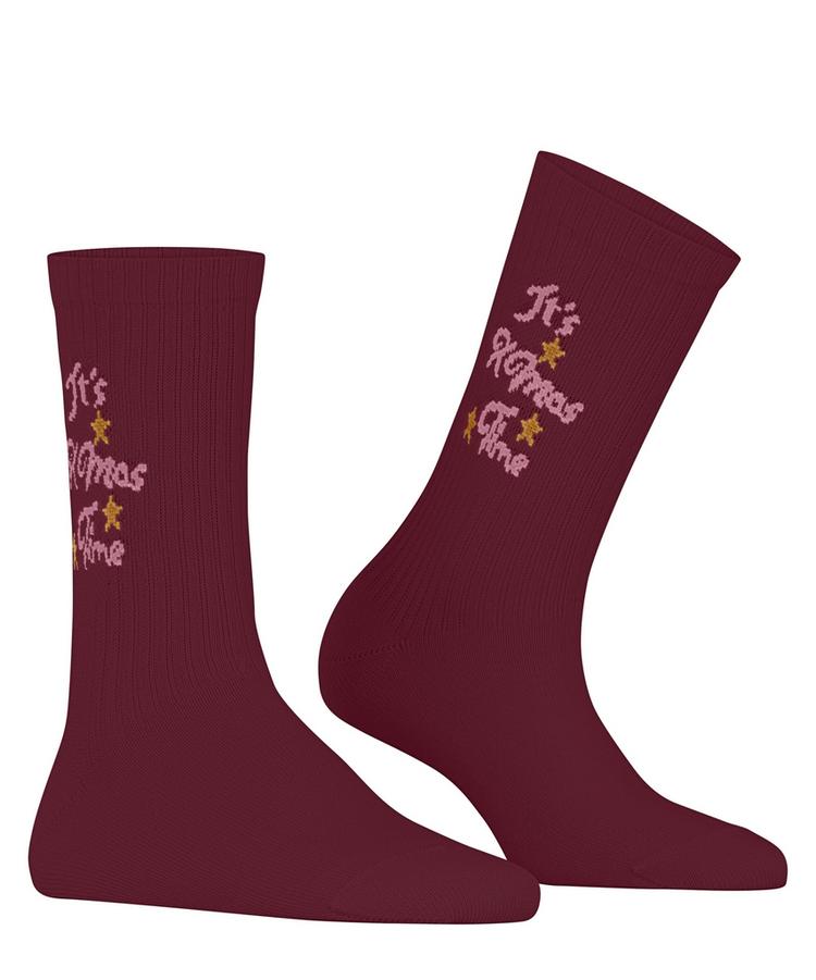 Burlington Burlington X-Mas Rib SO Socken Damen - wine (8010) - 0 | SportScheck