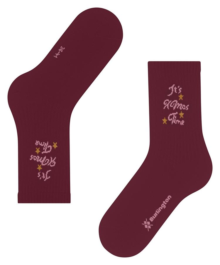 Burlington Burlington X-Mas Rib SO Socken Damen - wine (8010) - 2 | SportScheck