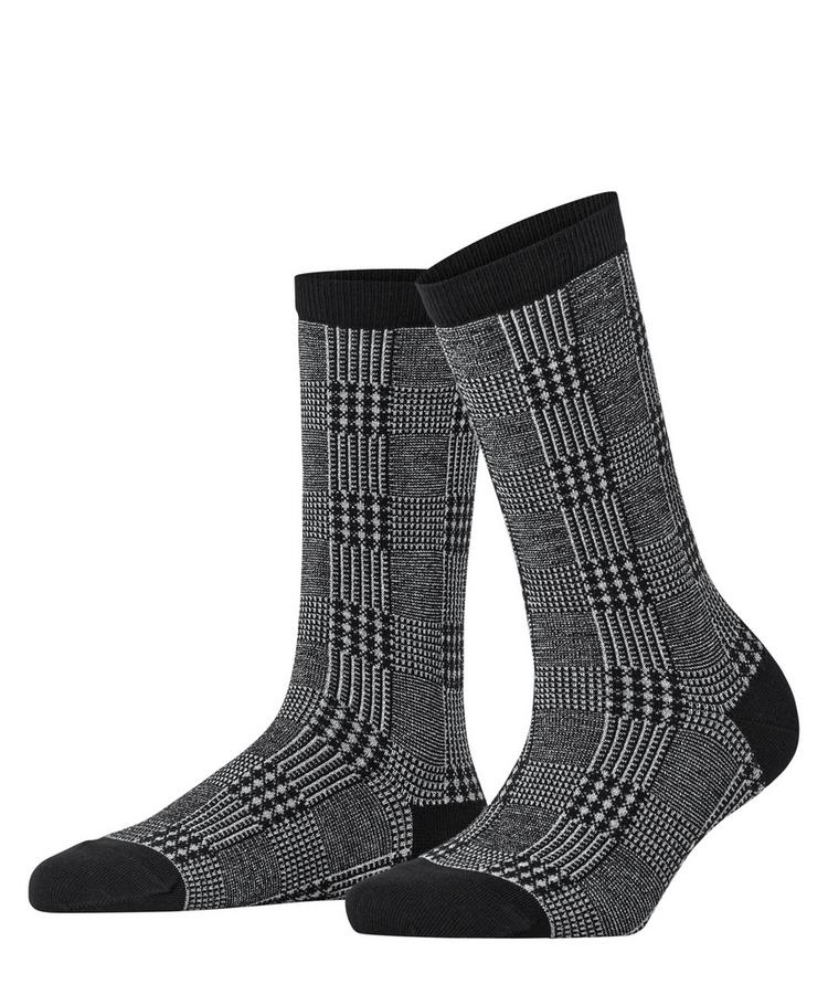 Burlington Burlington Glitter Check SO Socken Damen - black (3000) - 0 | SportScheck