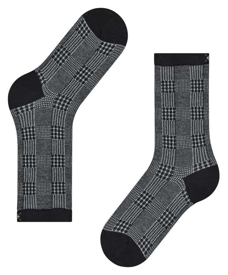 Burlington Burlington Glitter Check SO Socken Damen - black (3000) - 2 | SportScheck
