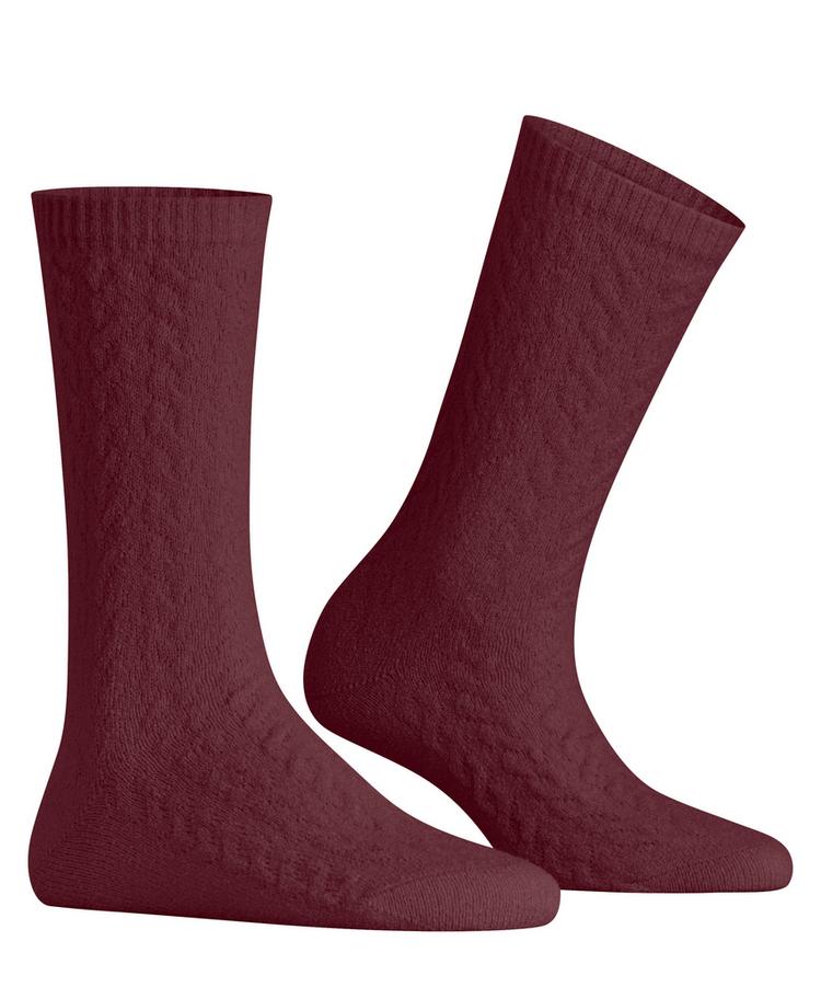 Burlington Burlington Cable Socken Damen - merlot (8117) - 0 | SportScheck