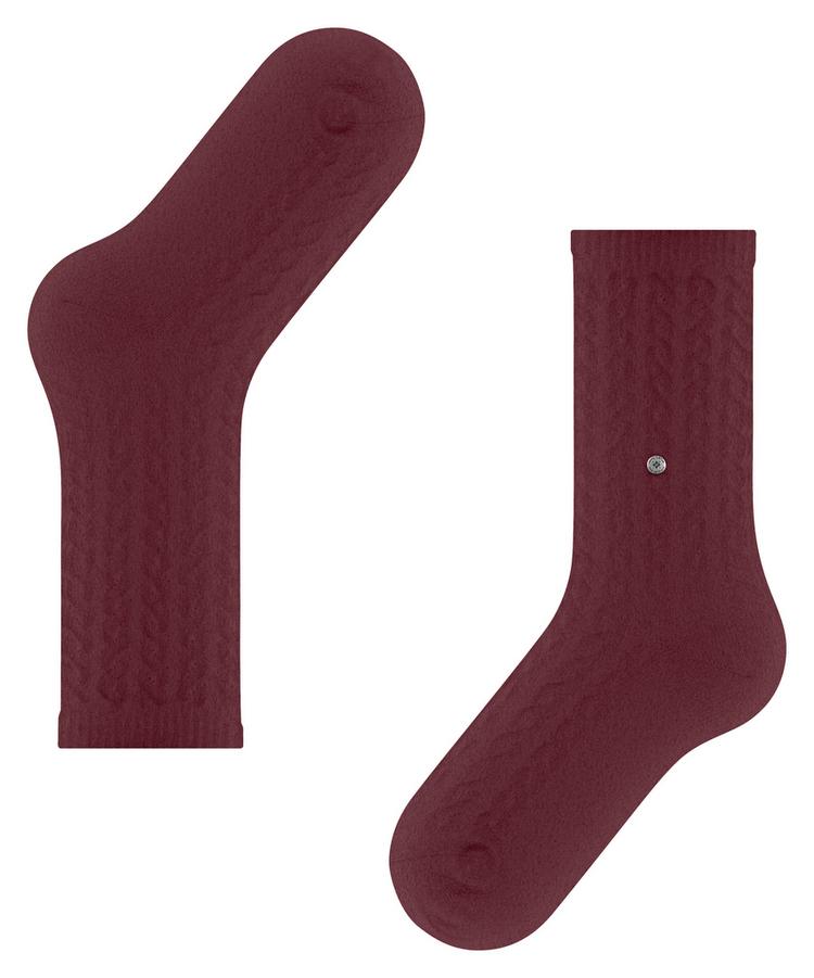 Burlington Burlington Cable Socken Damen - merlot (8117) - 2 | SportScheck